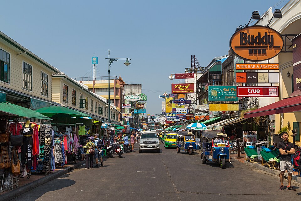Khao San Road a Banglamphu