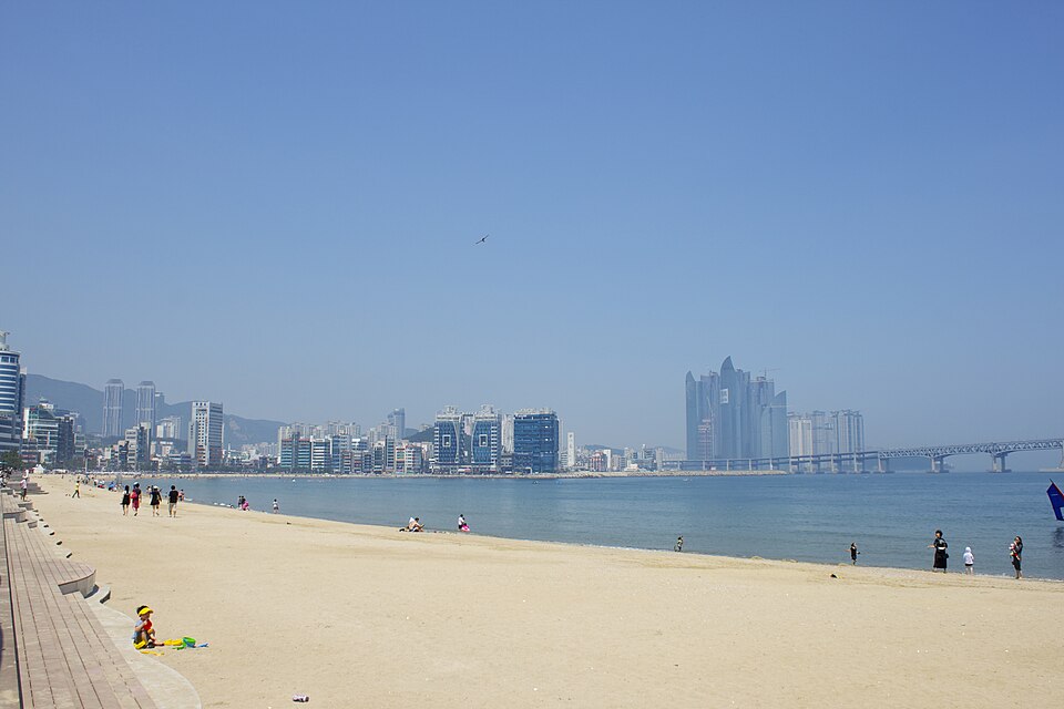 Gwangalli Beach and Gwangan Bridge