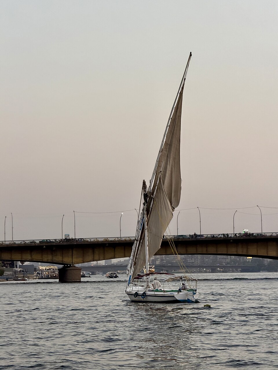 Felucca sailing on the Nile