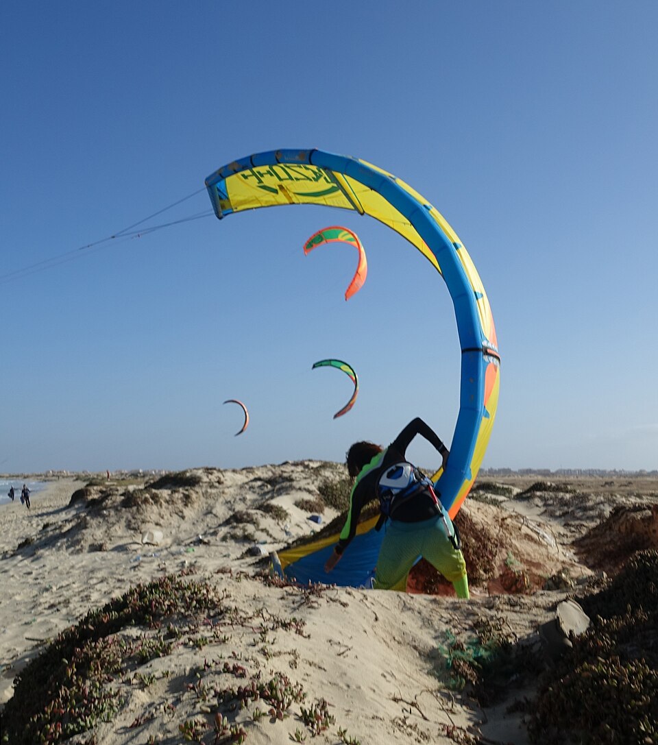 Kitesurfing and Windsurfing on Sal