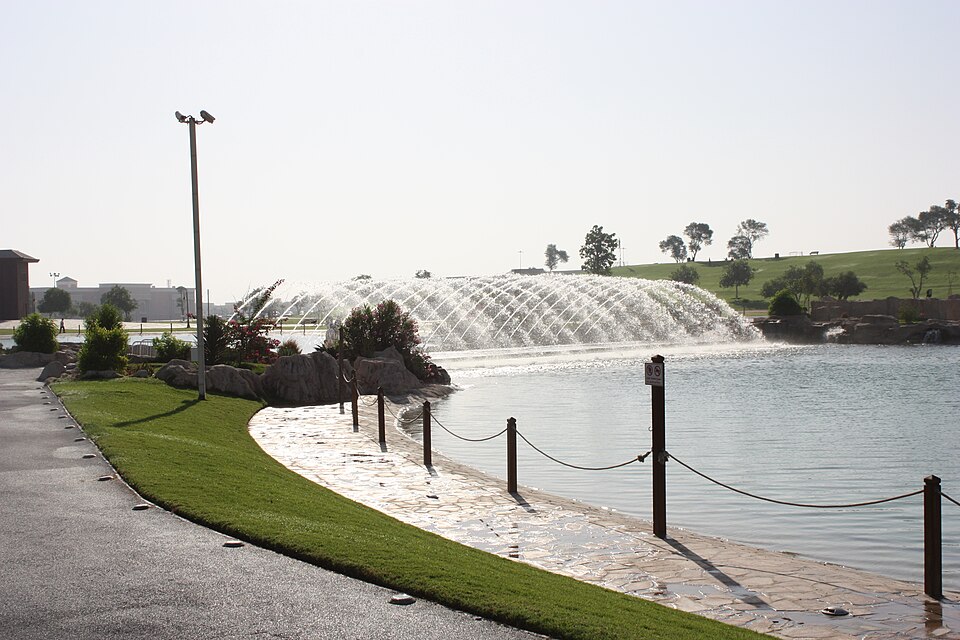 Aspire Park and Torch Tower