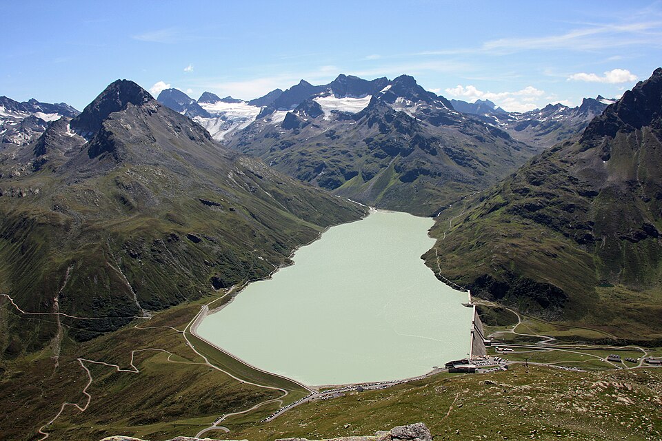 Bielerhöhe and Lake Silvretta
