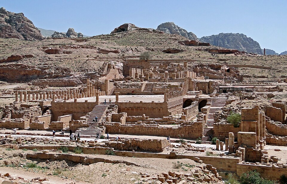 Colonnaded Street and the Great Temple