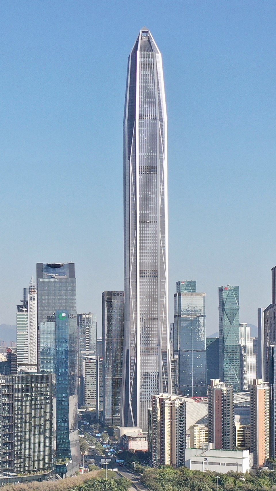 Ping An Finance Center and the Free Sky observation deck
